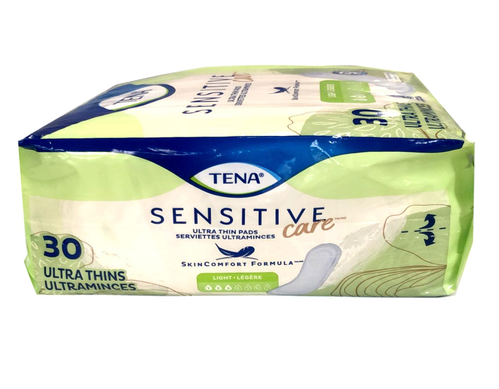 TENA Intimates Ultra Thin Light Bladder Leakage Pad for Women, Light Absorbency, Regular Length, 2 Pack 60 Total