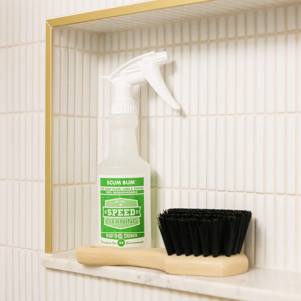 Speed Cleaning Scum Bum Non Toxic Hard Water Bathroom Cleaner Ready to Use