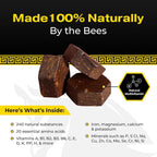 Spartan Bee Bread Chewables – Bee Bread Raw Organic Natural Multivitamin with Bee Pollen, Propolis & Royal Jelly | Fermented for Energy, Vitality, Recovery & Immunity | Non-GMO, Nothing Synthetic