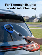 AstroAI Windshield Cleaner Tool & Car Interior Detailing Kit, Blue, 21 in