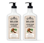 J.R. Watkins Daily Moisturizing Body Lotion, Coconut, 18 fl oz, 2 Pack
