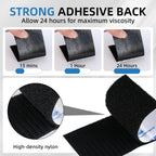 3M Hook and Loop Self Adhesive Tape 2" x 20Ft 9448A Sticky Back White