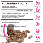 Beef Organ Supplement for Women - Grass-Fed Beef Liver, Kidney, Heart, Uterus, Ovary - Supports Female Energy & Hormone Balance - Pasture Raised in New Zealand - Iron, B12 & CoQ10 - 120 Capsules