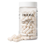 Nuora Biofilm Probiotic | Pineapple Probiotics for Women to Boost Metabolism, Support All-Day Energy, Help Puffiness & Bloating | Natural, Vegan, & Gluten-Free | 60ct of Nuora Gut Health Capsules