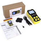 USA NIST Calibrated 4 Gas Monitor by Forensics | O2, CO, H2S, LEL | USB Recharge |