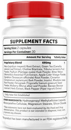 GlucoGuard Capsules - Official GlucoGuard Advanced Blood Support Formula, Natural GlucoGuard Pills Maximum Strength, GlucoGuard Health & Wellness Vitamin Supplement, 30 Capsules for 1 Month