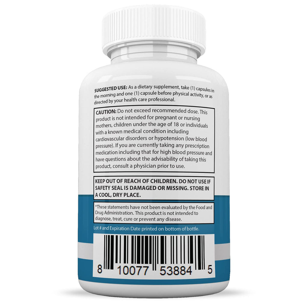 Justified Laboratories (5 Pack) Glucotrust Max 1295MG Formula Supplement Pills 300 Capsules