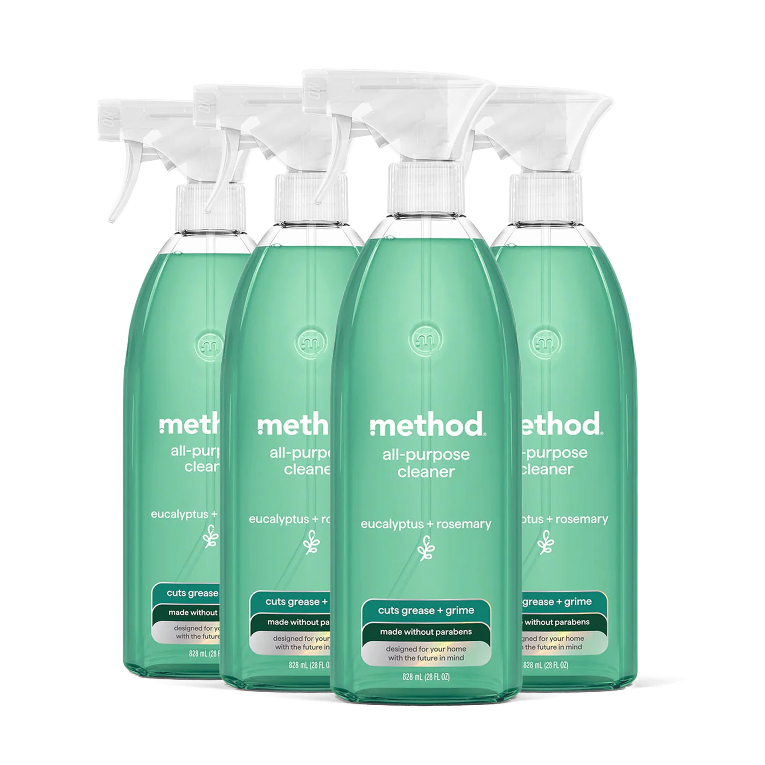 Method All-Purpose Cleaner, Eucalyptus + Rosemary, 28 fl oz, 4 pack