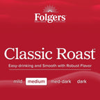 Folgers Classic Roast Coffee, Medium Roast, Keurig K-Cup Pods, 60 Count