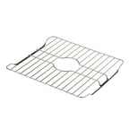 SunnyPoint 304 Stainless Steel Sink Protector Rack – Rust-Resistant Grid for Kitchen Sink Bottom, Scratch Prevention, Drainage Support, Fits Sinks 16.15" x 12.4", Center Drain Hole Required