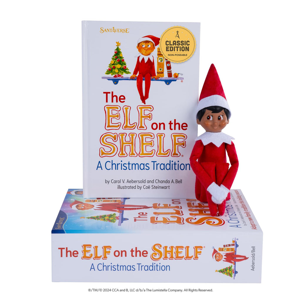 The Elf on the Shelf Box Set - Boy Scout Elf with Brown Eyes