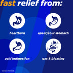 Alka-Seltzer Heartburn + Gas ReliefChews, Antacid + Antigas Chews for Fast Heartburn Relief, Gas, and Acid Indigestion Relief On the Go, 180 Ct (Pack of 12)