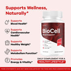 Bio Cell Capsules - Official BioCell Blood Health Support Pills Advanced Formula Supplement, All Natural Bio Cell Vitamins for Overall Health & Wellness Reviews, 60 Capsules for 1 Month