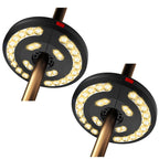 2packs Eletorot Patio Umbrella Lights-Rechargeable Outdoor Lights for Patio, Patio Table Light 28 LED 3 Lighting Modes, Pool Accessories and Backyard Decor