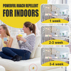 SCFKAOF Cockroaches Repellent, Roaches Repellent Indoor, Keep Roach Away, Roach Repellent for Home & Vehicle, Lasts up to 2 Months, Safe for Humans & Pets - 16P