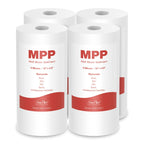 SimPure Sediment Water Filters, 5 Micron 10" x 4.5" Whole House Water Filter Replacement Compatible for W15-PR, DGD-5005, FP15B, HD-950A, GXWH35F, GXWH30C for Well Water, 4 Pack