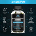 Effective Nutra Ashwagandha Gummies 1500mg – Extra Strength Stress & Sleep Support – 90-Day Supply, Just 2 Gummies Daily – Vegan, Non-GMO, Third-Party Tested – Made in USA (2-Pack)