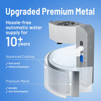 Judkoir Automatic Pool Filler, Metal Construction with Anti-Corrosion Coating, 2 to 9 Inch Visual Water Level Adjustment, Pool Water Leveler Auto Fill, Pool Stuff, Swimming Accessories
