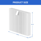 Vickmons 10-00814 Hot Tub Spa Flat Filters Compatible with Bullfrog M Series M6 M7 M8 M9, Swim Series S150 S180XD S200 and A Series A5 A6 A7 A8 A9 (2023 to Present), 6-Pack