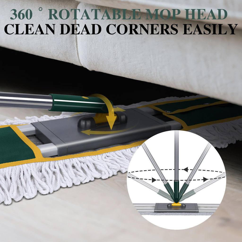 Masthome 36" Commercial Dust Mop, Heavy Duty Industrial mop