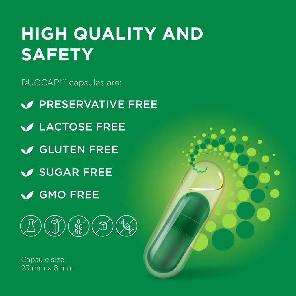 ProCombo - The Smart synbiotic with targeted delivery of The Good Bacteria. Double Capsule and Liquid Formula for Fast Results. 1 Capsule per Day. Laboratory Tested (Pack of 1)