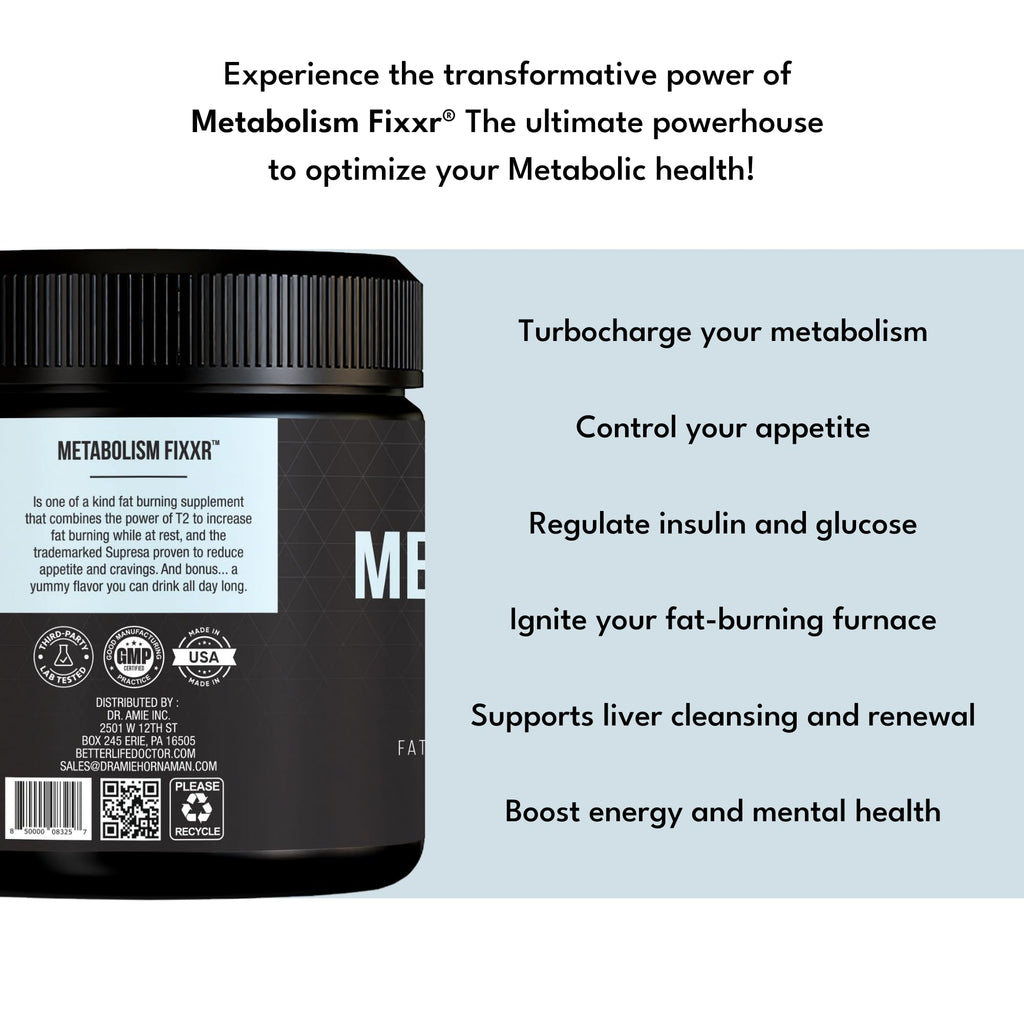 Fixxr Metabolism Support by Dr. Amie | Orange Crush Flavor | 30 Servings