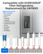 Waterdrop EDR4RXD1 Water Filter Replacement for EveryDrop® Filter 4, 3 Pack