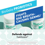 BioGaia Prodentis | Oral Probiotics | Promotes Healthy Gums & Teeth | Defends Against Bad Breath & Dental Problems | Improves Oral Health | Mint Flavored | 30 Dental Probiotic Lozenges