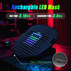 LED Mask Gesture Sensing Light up Mask Cool Kids Toys Gifts for Boys
