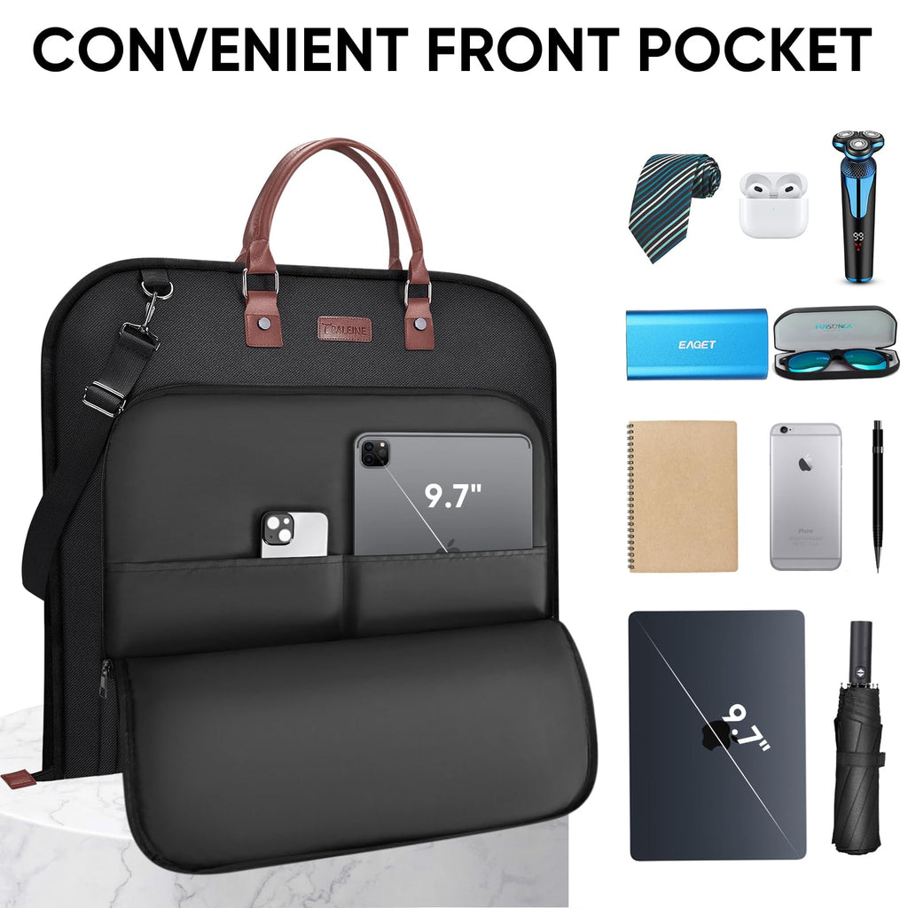 BALEINE Garment Bags for Travel, Water Resistant Carry on Suit Bag