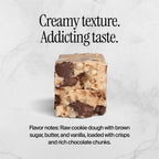David High Protein Bars No Sugar - Sugar Free Protein Bars, Low Carb, Gluten Free - 28g of Protein, 150 Calories - David Bar On-The-Go Snack - Chocolate Chip Cookie Dough Flavor, Pack of 12