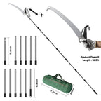 FLORA GUARD 16.5 FT Pole Saw with SK5 Blade, 4-Pulley System