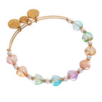 Alex and Ani Colorful Heart Beaded Bangle