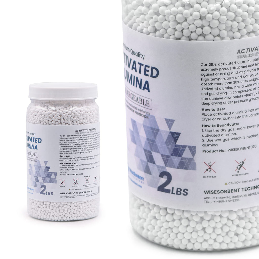 Wisesorb 12 LBS Activated Alumina, Alumina Desiccant Great for Filament Drying, Reusable Dessicant Dehumidifiers Desiccant Moisture Absorber Prevent Wet Filament