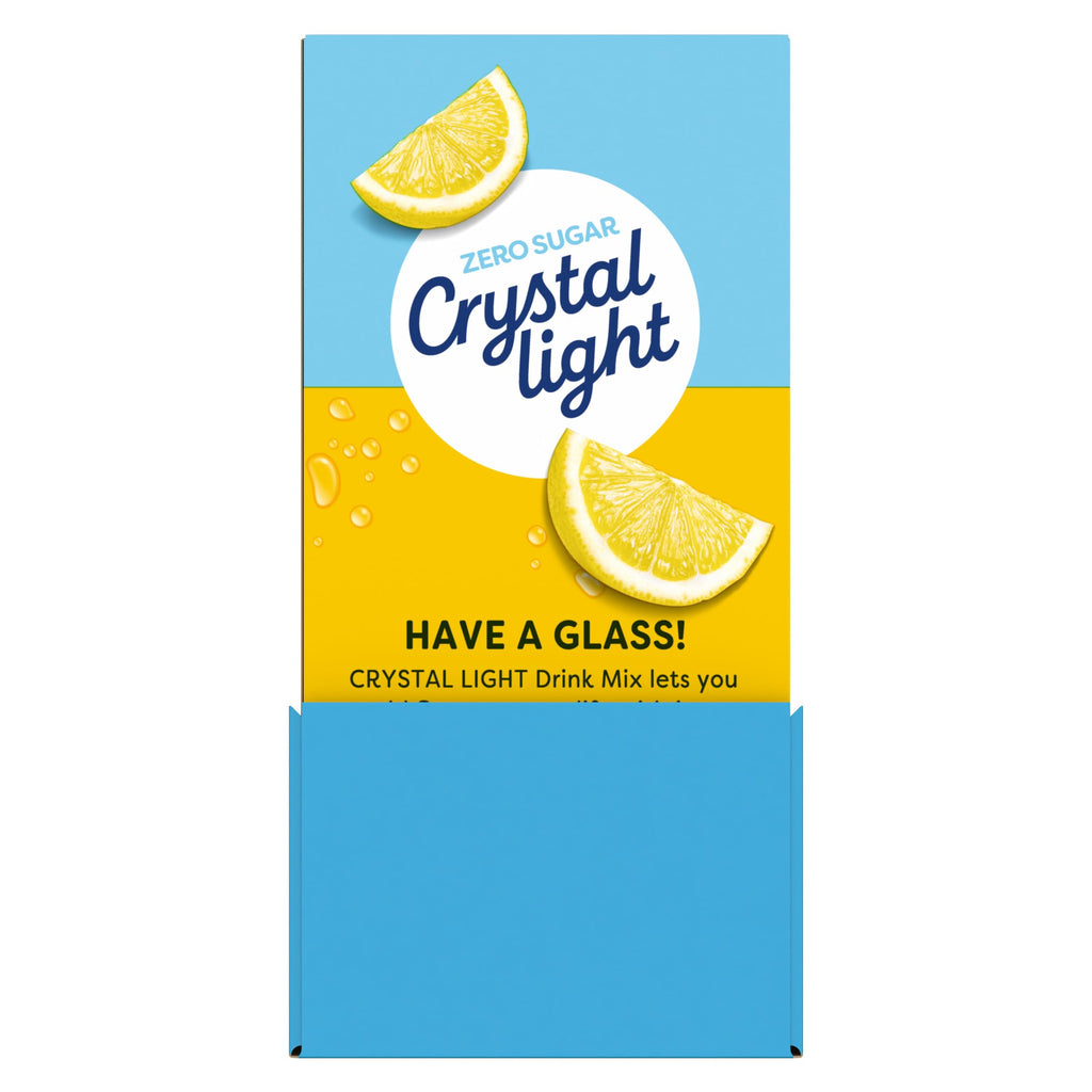 Crystal Light Drink Mix, 120 Packets Lemonade with Other, 0.14 oz each