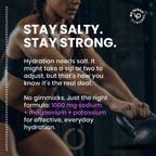 Venture Pal High Sodium Sugar-Free Electrolyte Powder Packets - Hydration Packets with Sodium, Potassium & Magnesium | Zero Calories | Vegan, Keto, and Paleo Friendly | 30 Sticks