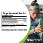 NaturesPlus DHEA-25 with Bioperine - 60 Capsules - Gluten Free - 60 Servings