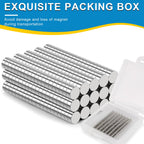 BEST CHOICE MAGNETS 300 Pack Small Magnets, 4x2mm Refrigerator Magnets