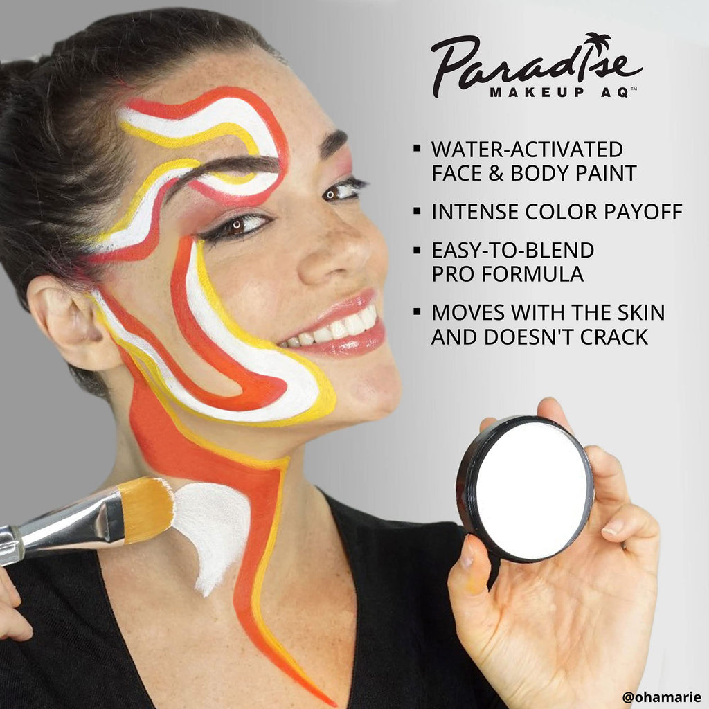 Mehron Makeup Paradise AQ - LIGHT BLUE, Water-Activated Face & Body Paint