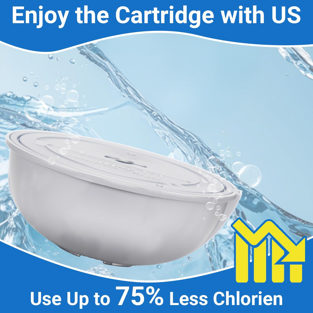 Hot Tub Cartridge Compatible with Frog Ease Floating System Replacement for SPA Cartridges, Up to 600 Gallons, 3Pack