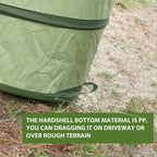 YUDI & GARDEN 45 Gallon Hard Bottom Collapsible Garden Bag