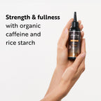 Ahuhu THICKENING Coffein Tonic (100ml) - Strengthening Scalp Treatment With Organic Caffeine & Rice Starch, Hair Thickening & Volumizing Tonic For Men & Women, Vegan Hair Tonic