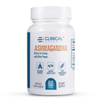 Clinical Effects Ashwagandha with Black Pepper for Stamina and Calm - 60 Ashwagandha Capsules - Made in the USA