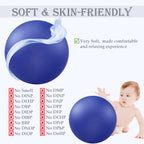 Soft Pilates Ball 9 Inch, Ideal Small Exercise Ball Between Knee Squeeze for Physical Therapy Yoga Core Medicine Abs Pt Bouncy, Mini Rubber Fitball Barre Workout Equipment for Women Men Kid Toddler
