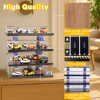 Hotwheels Display Case,Hot Direct Wheels Dispaly Case,1/64 Scale Diecast Toy Car Storage, Parking Garage Diorama - Freestanding Storage with 4 Levels 24 Spots Maximum 40 Cars(Cars Not Included)