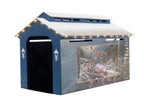 Lionel Thomas Kinkade Christmas Plug Expand Play O Gauge Model Train Covered Bridge