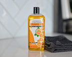 Cold Pressed Orange Oil Concentrate |12-ounce Professional Grade All-Purpose Citrus Cleaner, Degreaser & Pet Odor Eliminator Blend | Dilutes to 6 Gallons of Finished Product | Home and Outdoor Use