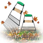 Altdorff Steel Leaf Scoops, Hand Rakes for Picking Up Leaves, Sturdy Garden Large Leaf Grabber Leaf Rake for Picking up Leaves, Collect Garbage and More