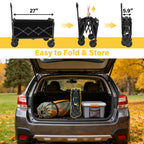 Foldable Collapsible Wagons Carts with Wheels — Folding Utility Wagon Cart