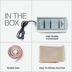 Alternating Air Pressure Mattress Pad with Electric Quiet Pump System for Hospital, Home Use